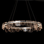 Circular Glass Chandelier