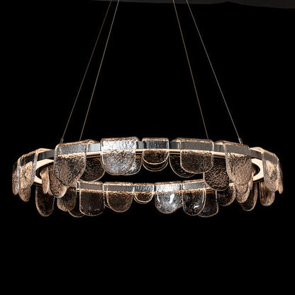 Circular Glass Chandelier