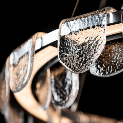 Circular Glass Chandelier
