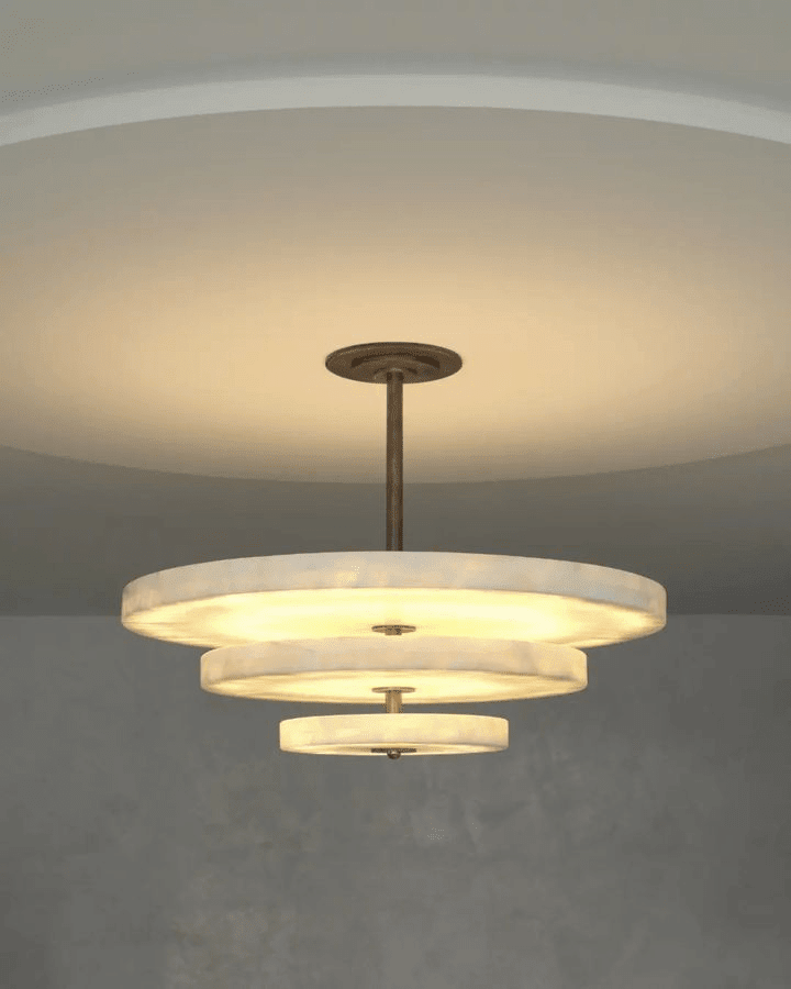 Ice Queen Alabaster Chandelier
