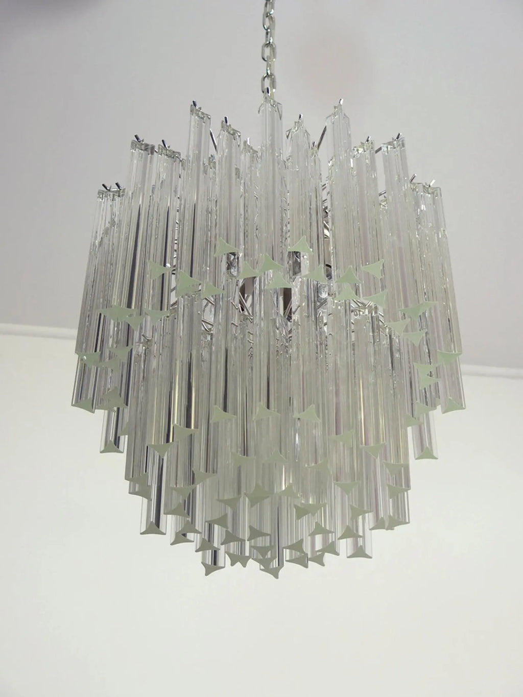 Murano Glass Chandelier – Transparent