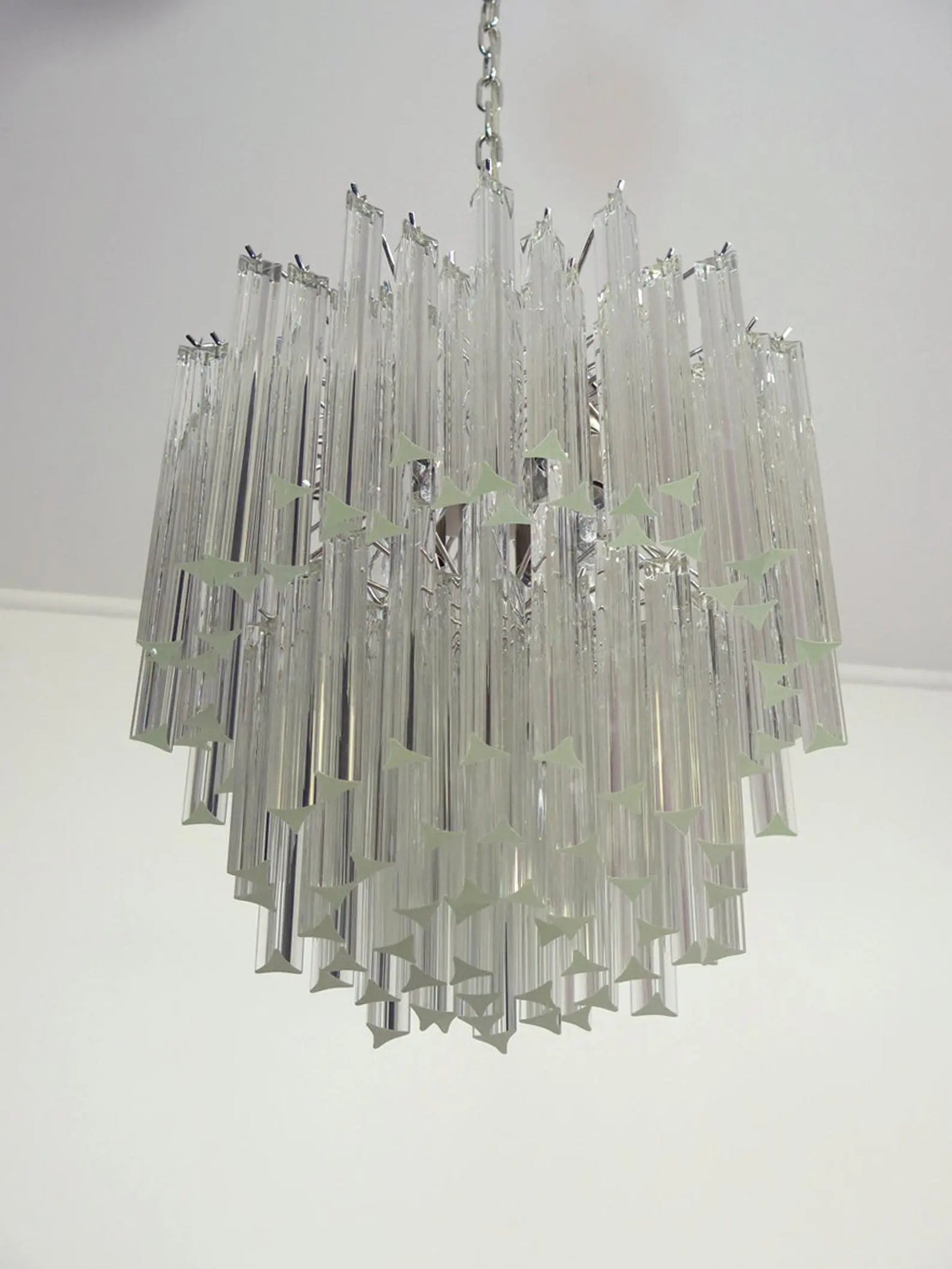 Murano Glass Chandelier – Transparent