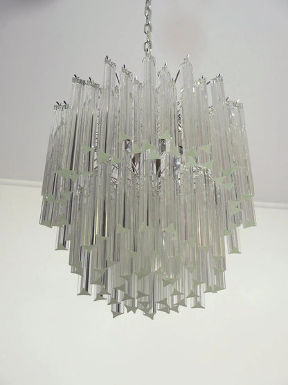 Murano Glass Chandelier – Transparent