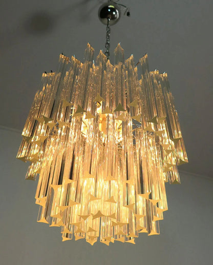 Murano Glass Chandelier – Transparent