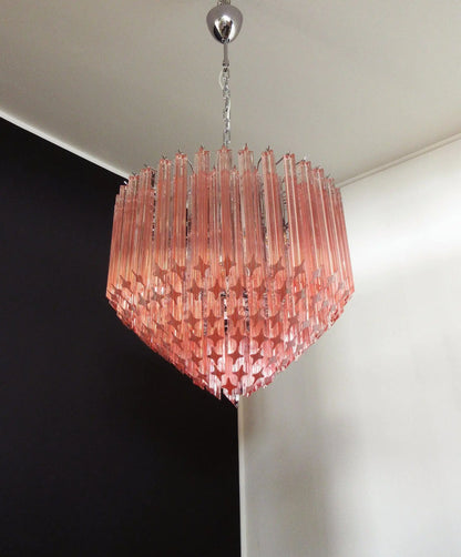 Murano Glass Chandelier – Pink