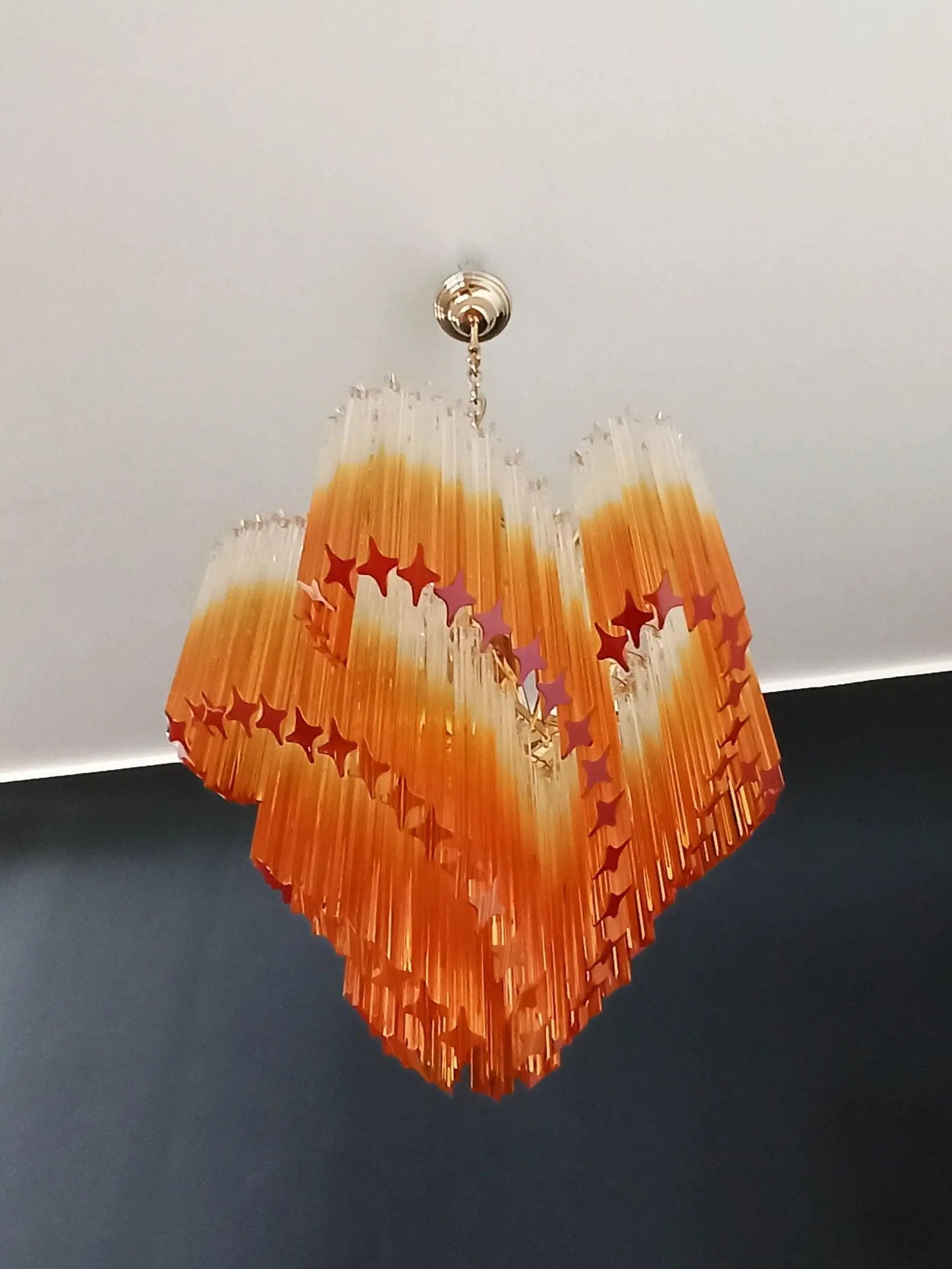 Murano Glass Chandelier – Amber