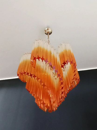 Murano Glass Chandelier – Amber