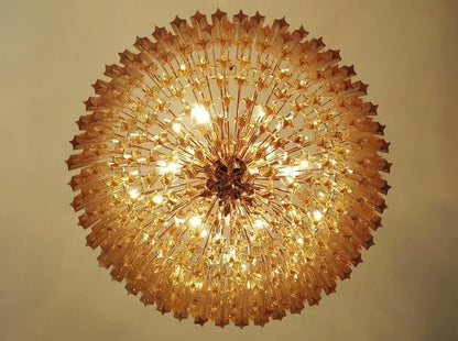 Murano Glass Chandelier – Amber