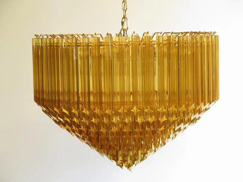 Murano Glass Chandelier – Amber