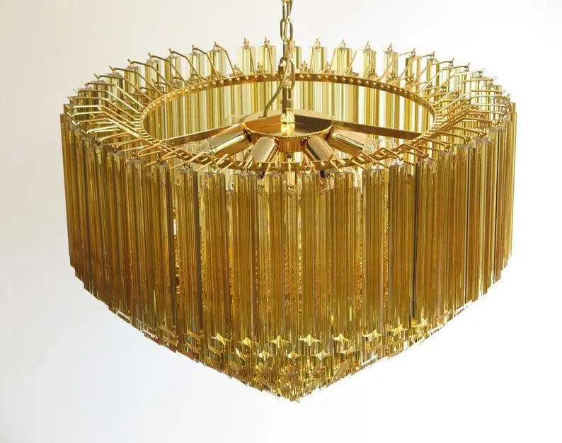 Murano Glass Chandelier – Amber