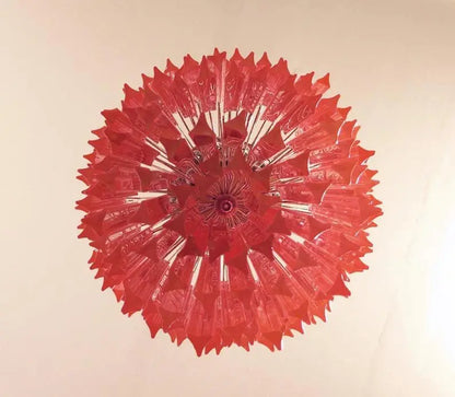 Murano Glass Chandelier - Pink