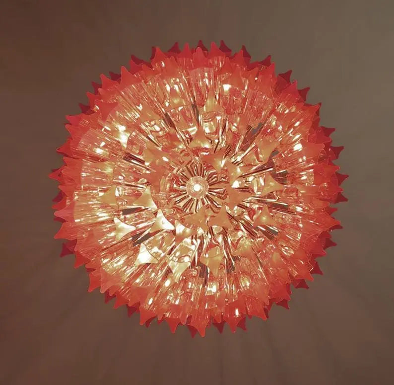Murano Glass Chandelier – Pink