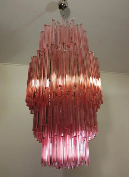 Murano Glass Chandelier – Pink