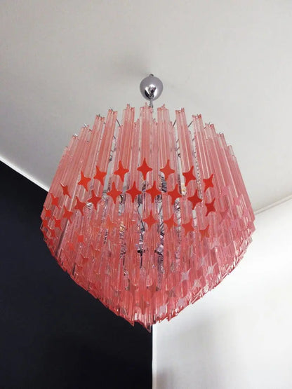 Murano Glass Chandelier – Pink