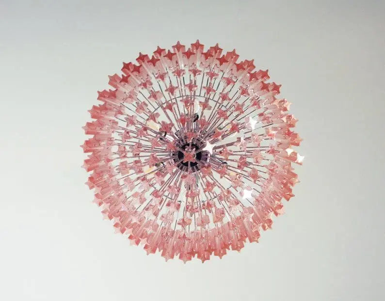 Murano Glass Chandelier – Pink