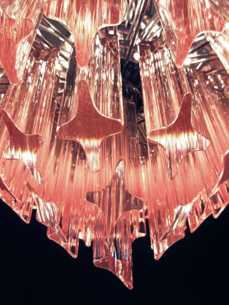 Murano Glass Chandelier – Pink
