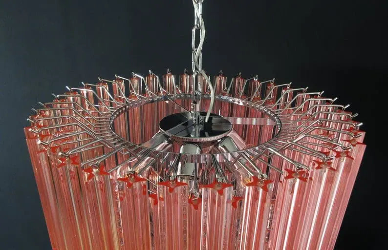 Murano Glass Chandelier – Pink