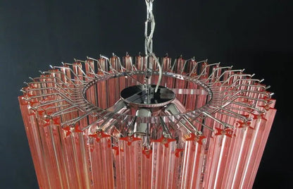 Murano Glass Chandelier – Pink