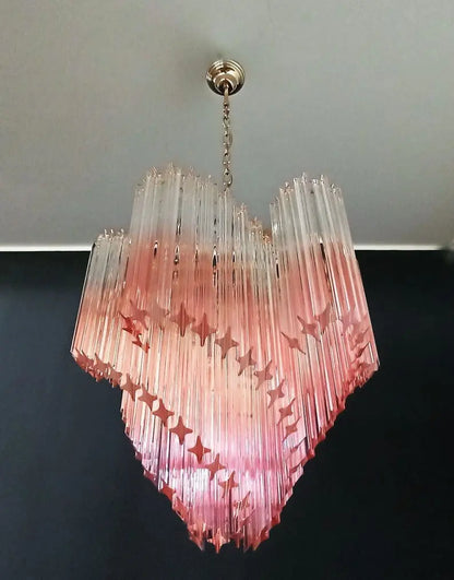 Murano Glass Chandelier- Pink