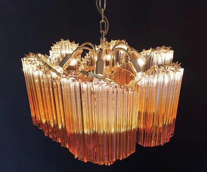 Murano Glass Chandelier – Amber