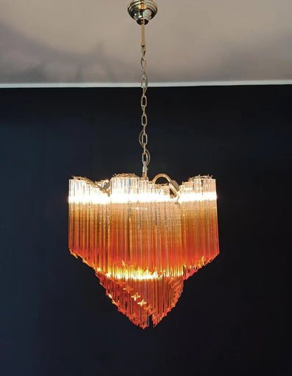 Murano Glass Chandelier – Amber