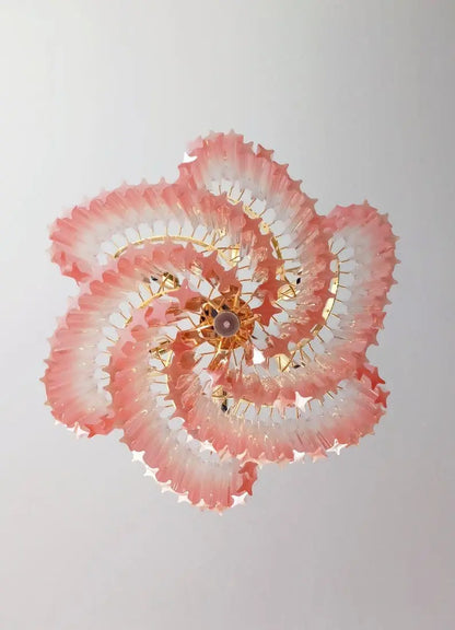 Murano Glass Chandelier- Pink