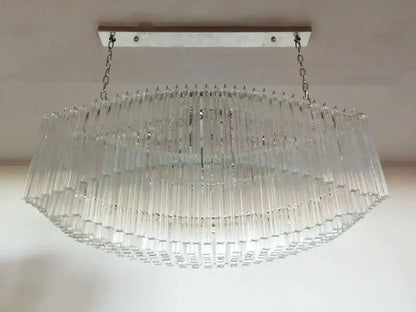 Murano Glass Chandelier – Pagoda – 292 prisms – Transparent