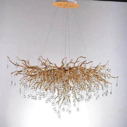 Stunning Tree Branch Crystal Chandelier