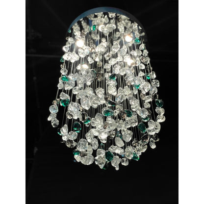 Rainfall Glass Gem Stone Chandelier