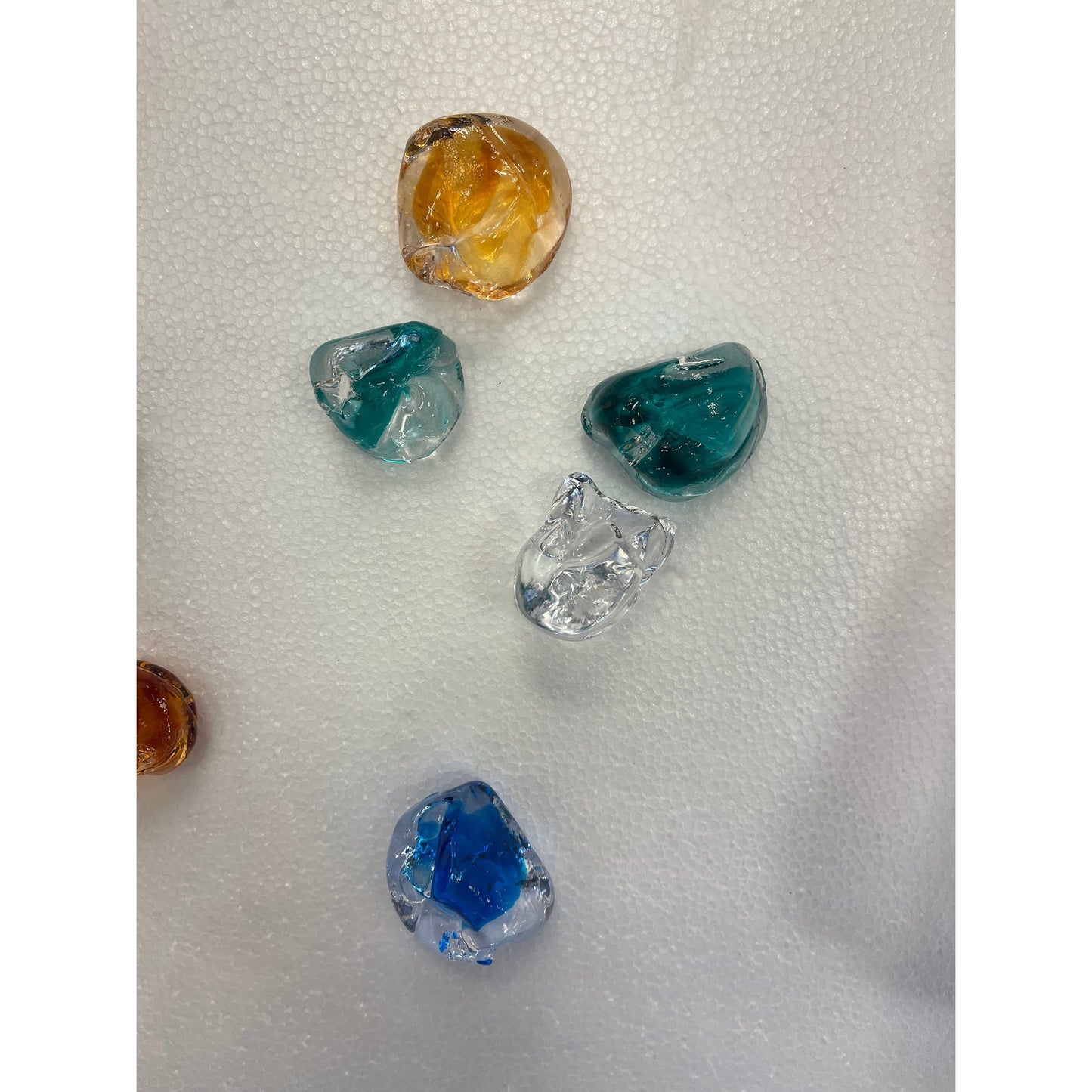 Rainfall Glass Gem Stone Chandelier