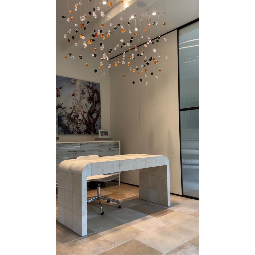 Rainfall Glass Gem Stone Chandelier