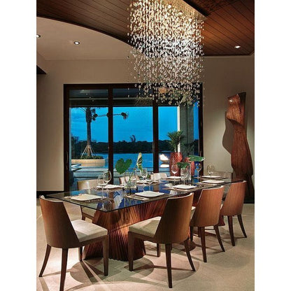 Rainfall Glass Gem Stone Chandelier