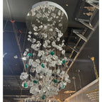 Rainfall Glass Gem Stone Chandelier