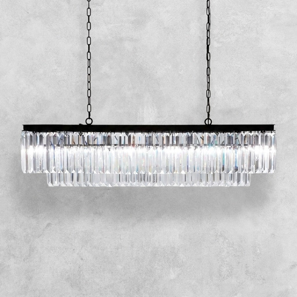 Leyland Tiered Rectangular Chandelier