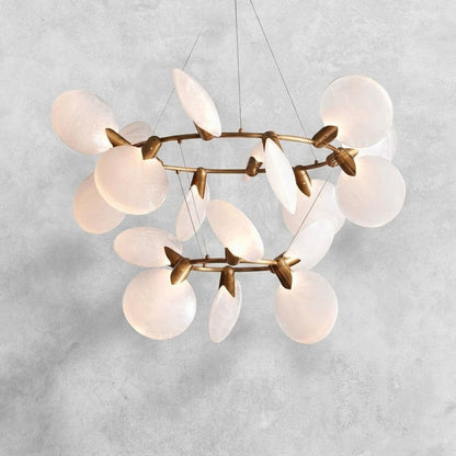 Lyla 2-Tiered Halo Chandelier