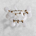 Lyla 2-Tiered Halo Chandelier