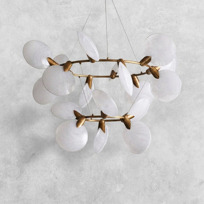 Lyla 2-Tiered Halo Chandelier