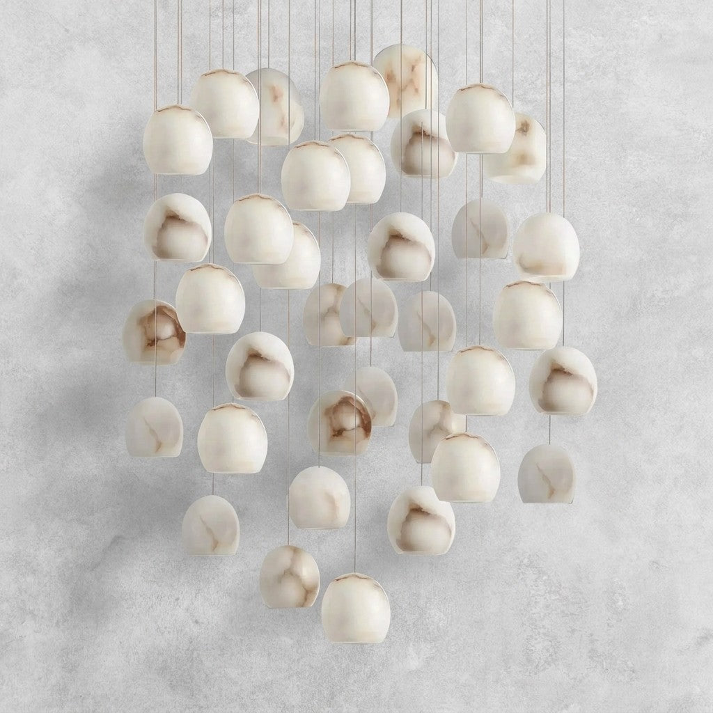 Maeva Round Chandelier 3/7/15/36 Light
