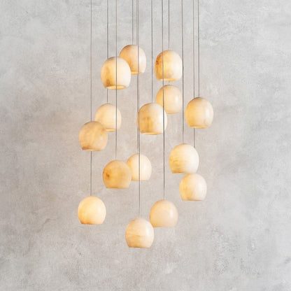 Maeva Round Chandelier 3/7/15/36 Light