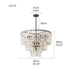 Aurelia Multi-Tier Round Chandelier 36″ 48″ 60″