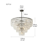 Aurelia Multi-Tier Round Chandelier 36″ 48″ 60″