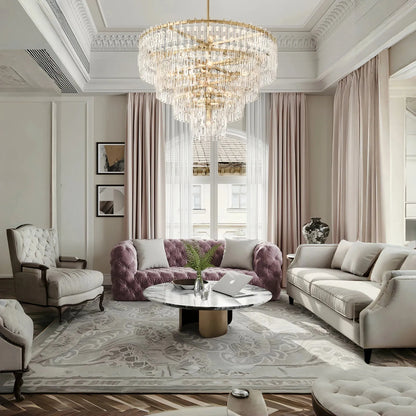 Aurelia Multi-Tier Round Chandelier 36″ 48″ 60″