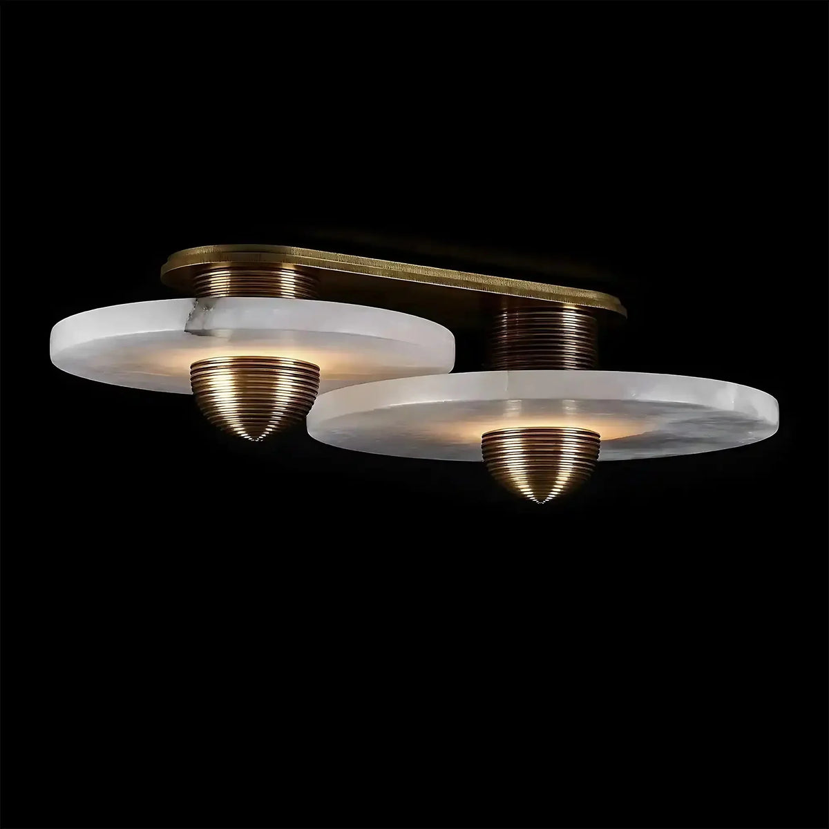 Median Alabaster Flush mount - 2 Surface