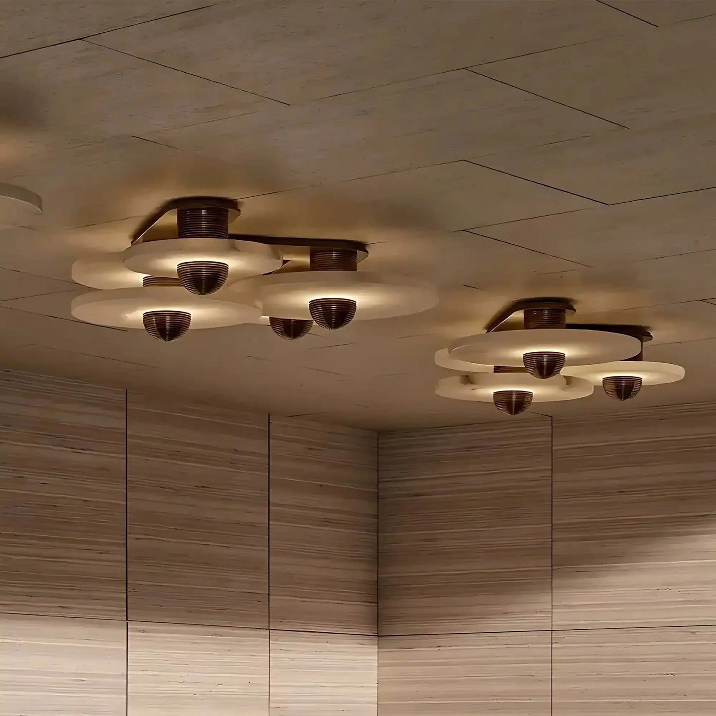 Median Alabaster Flush mount - 2 Surface