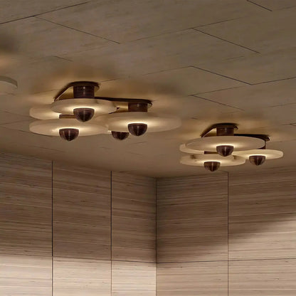 Median Alabaster Flush mount - 2 Surface