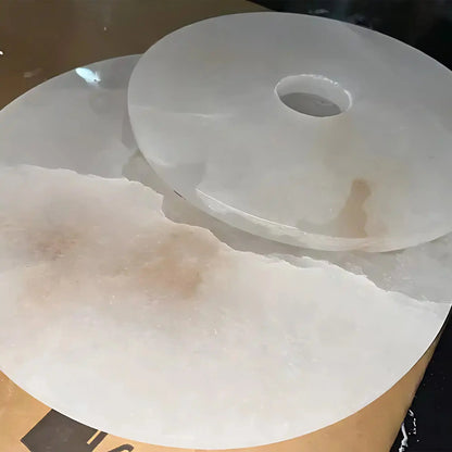 Median Alabaster Flush mount Wall Sconce
