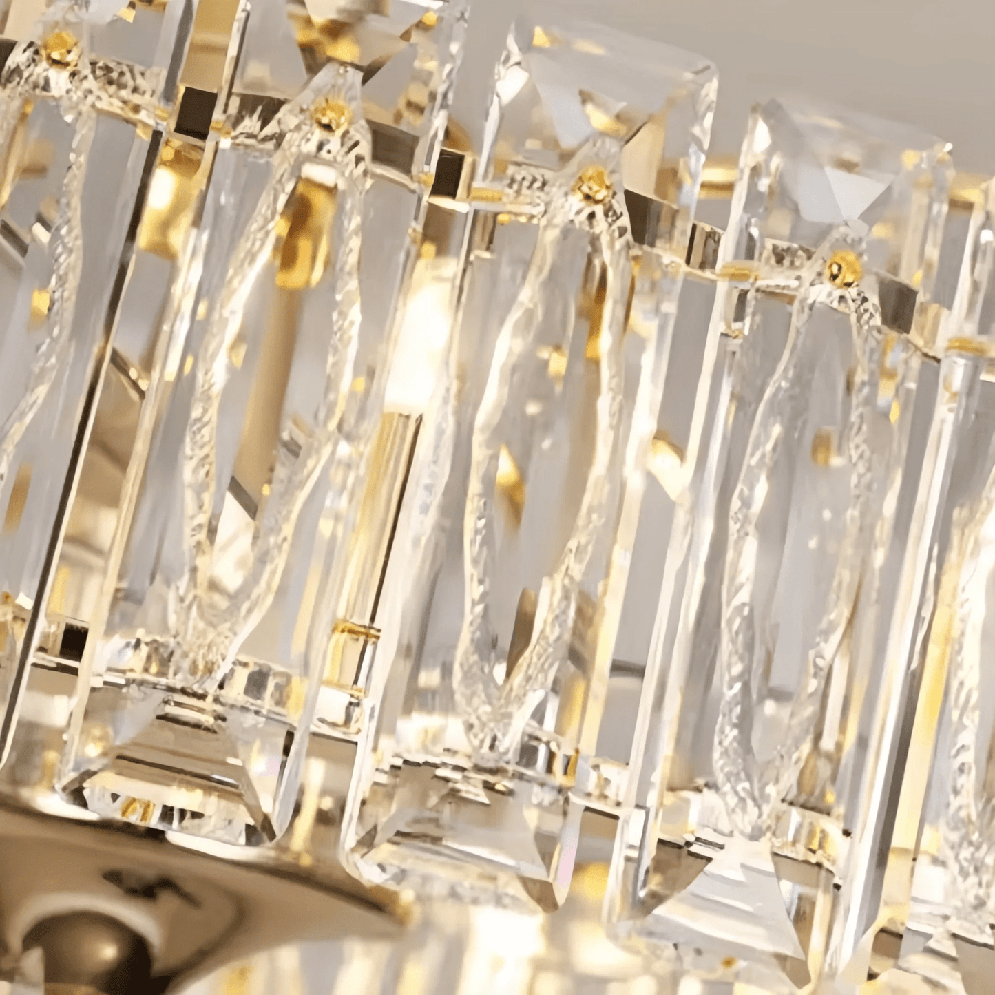 Modern Invisible Blade Fan Light Crystal Chandelier