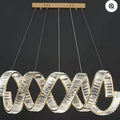 Modern Ring Crystal Chandelier for Dining Room