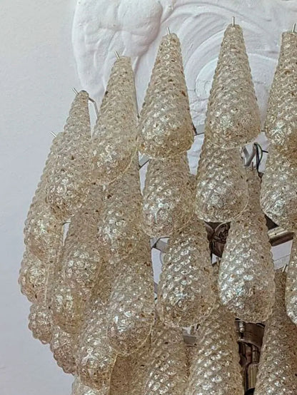 Murano Chandelier – Drop - Amber