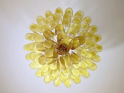 Murano Glass Chandelier – Caramel 31.50"D